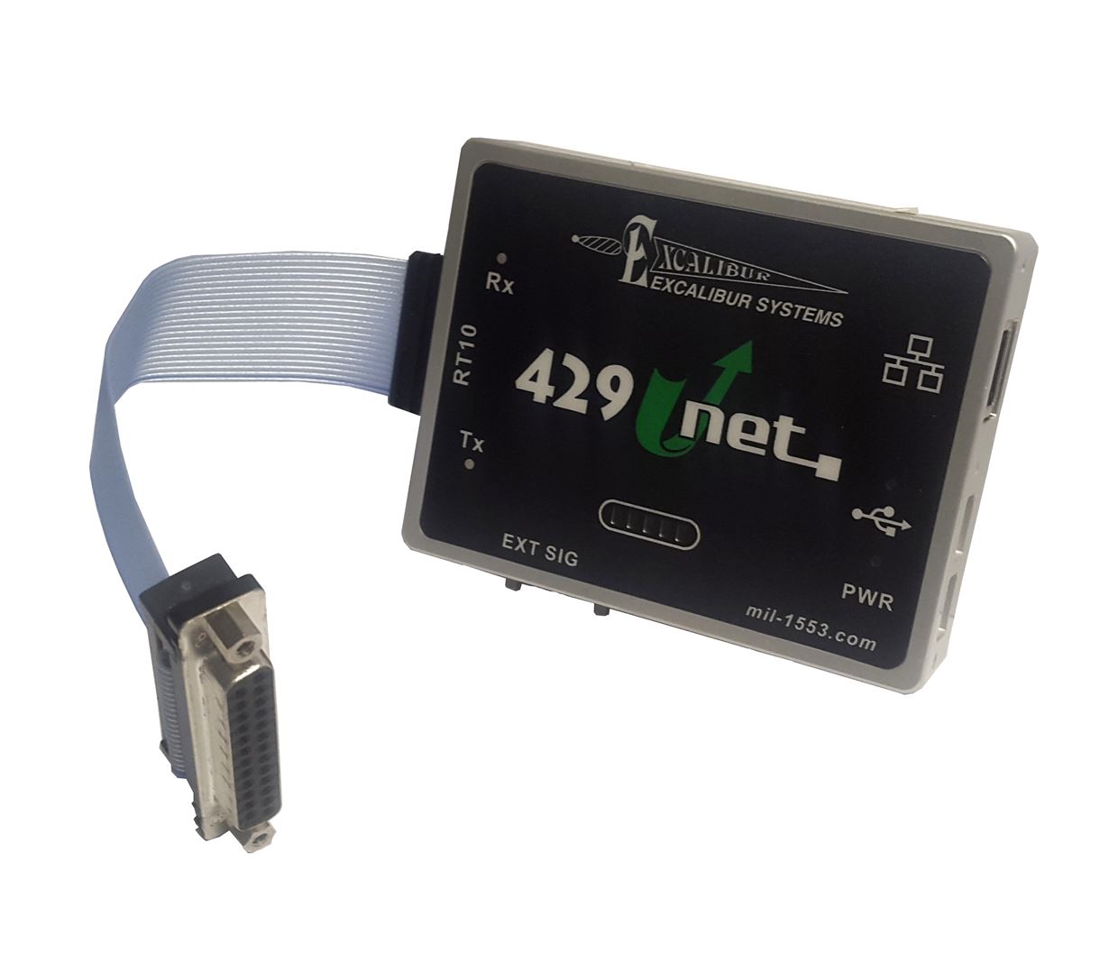 ARINC-429 multi-channel adapter for USB or Ethernet equipped computers
